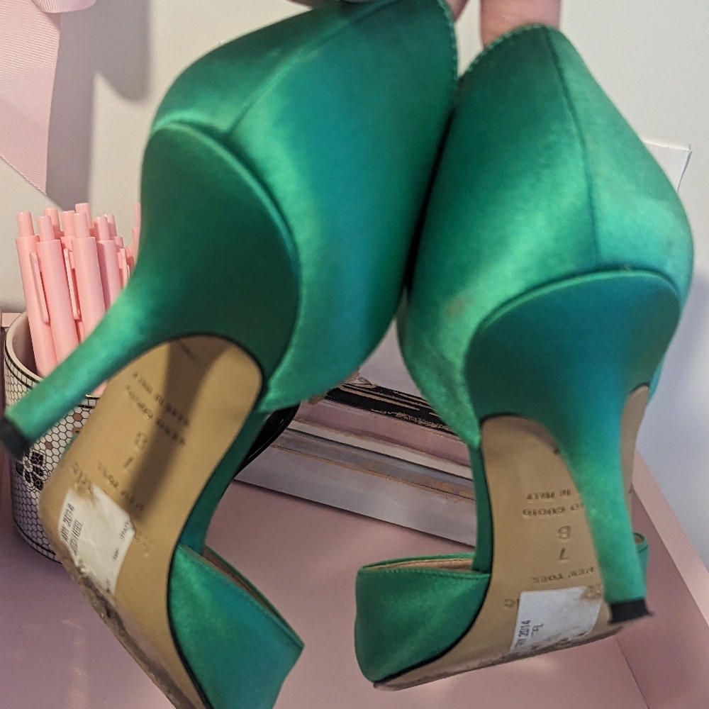 ✨Host Pick!✨Kate Spade Satin Peep Toe Stilleto Heels - Picture 6 of 14